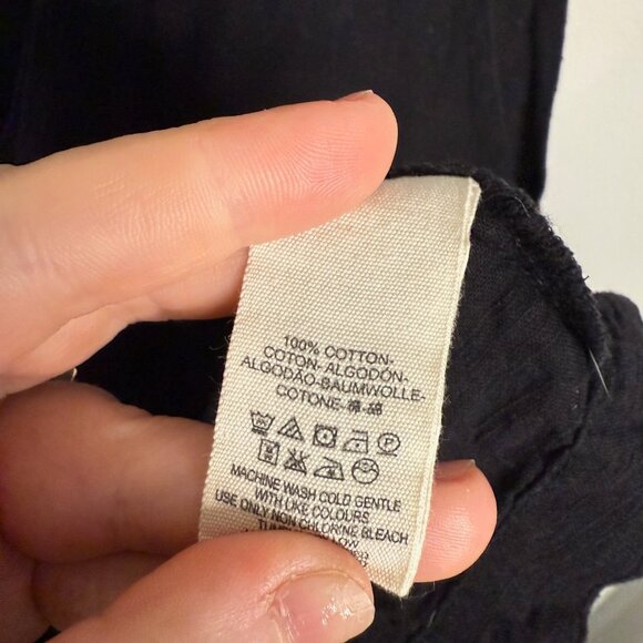 Free People Women's Black Diana V Neck‎ Midi Wrap Dress - Size M Medium - Picture 5 of 7